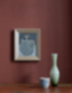 An original piece by artist Marjorie Bloch.