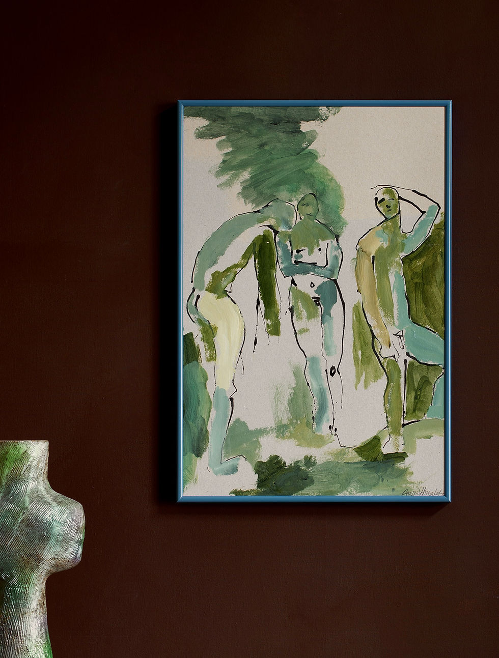 Thumbnail: An original figurative painting by artist Gavin Houghton