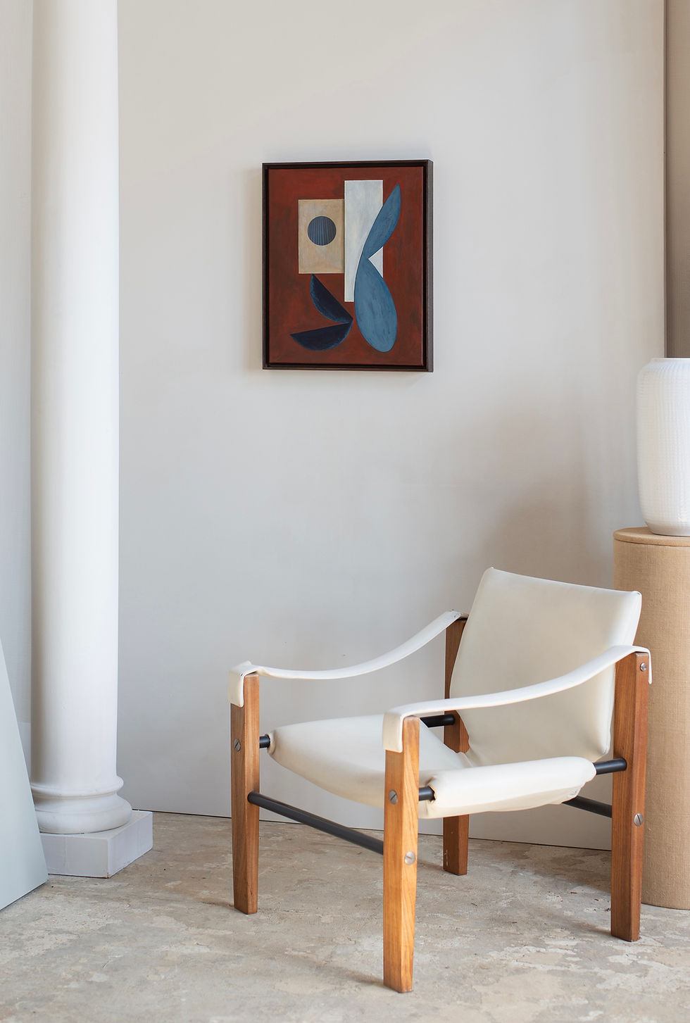 An original painting by British artist Jon Harvey.