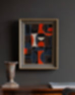 An original painting by British artist George Bodis.