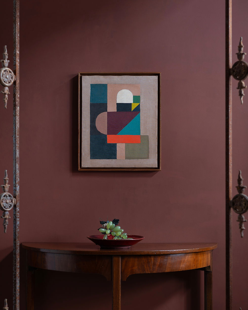 An original painting by Sussex abstract artist George Bodis.