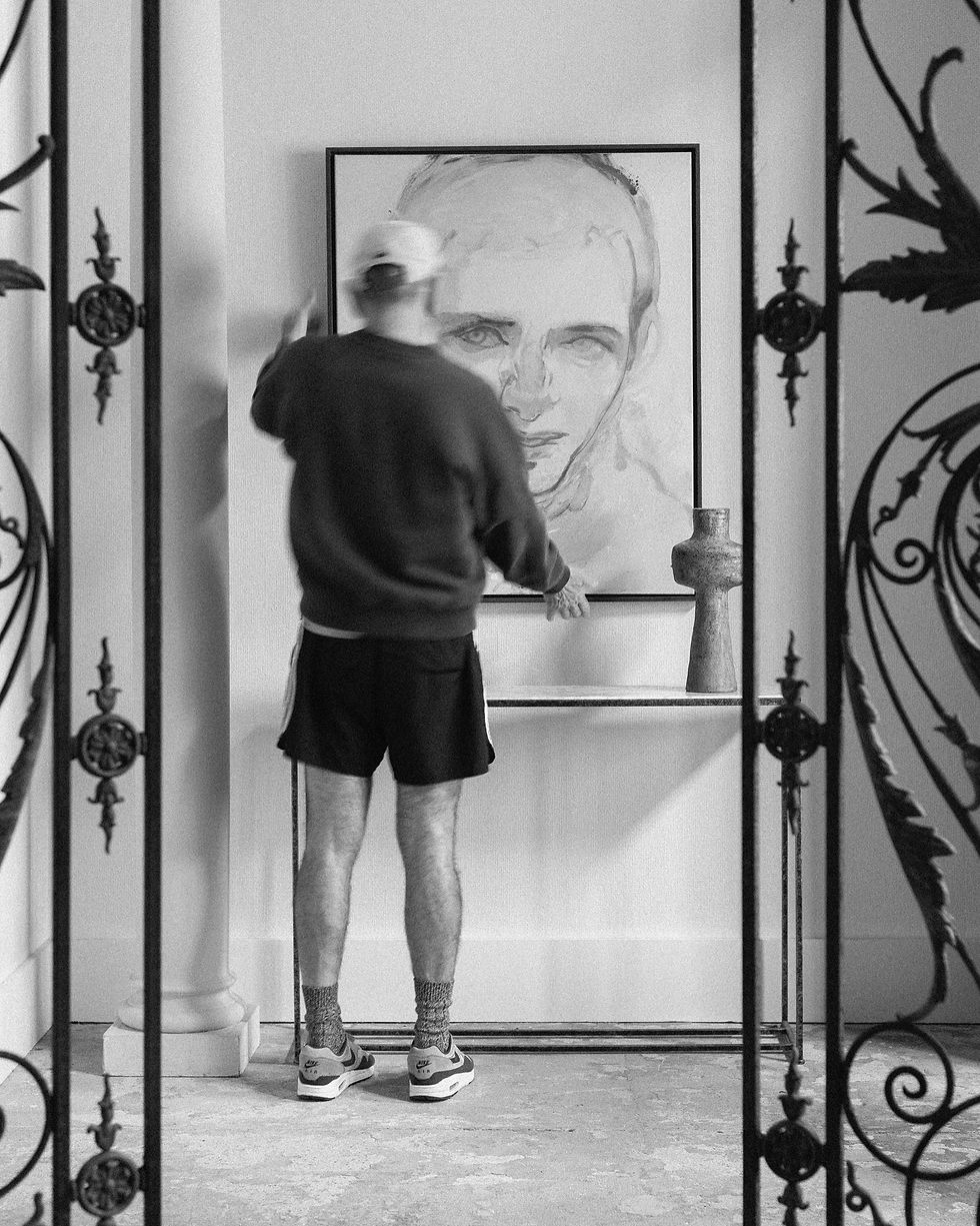 Thumbnail: An original painting from emerging artist Max Brazier-Jones.