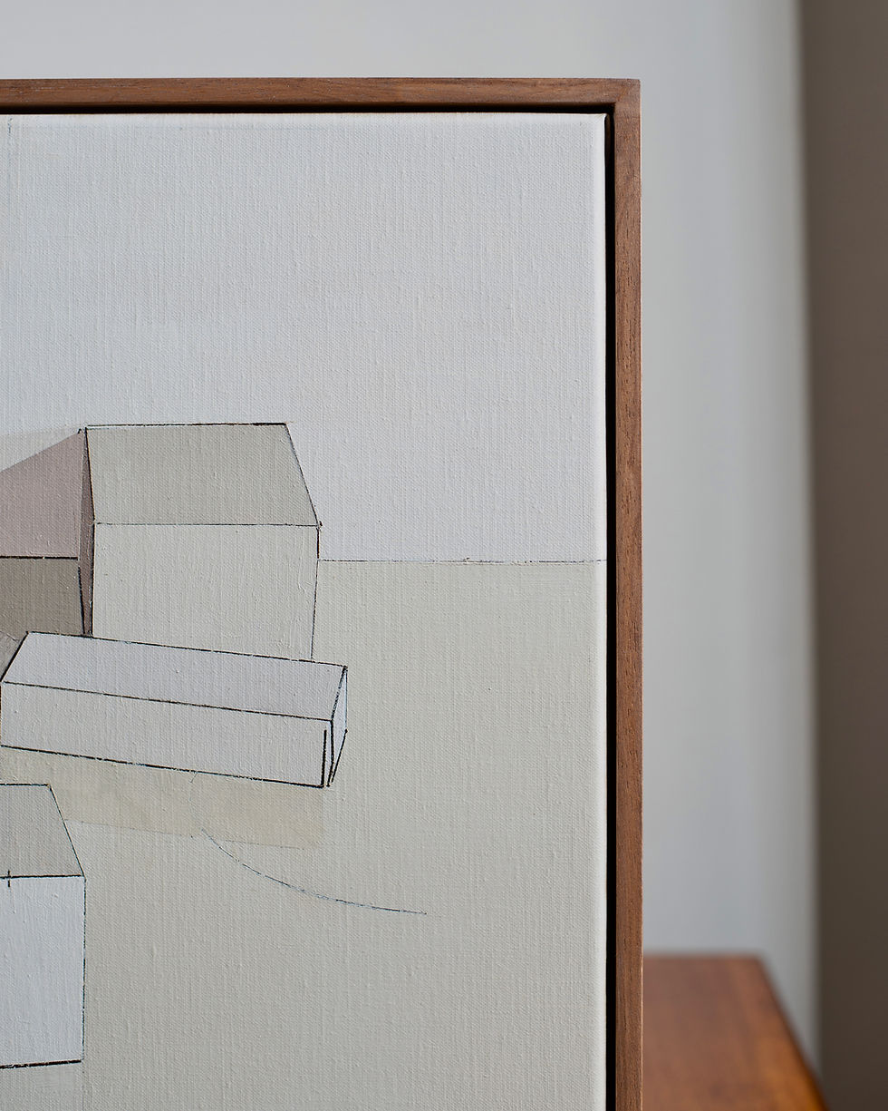 Thumbnail: An original painting by Hastings artist Russell Dorey