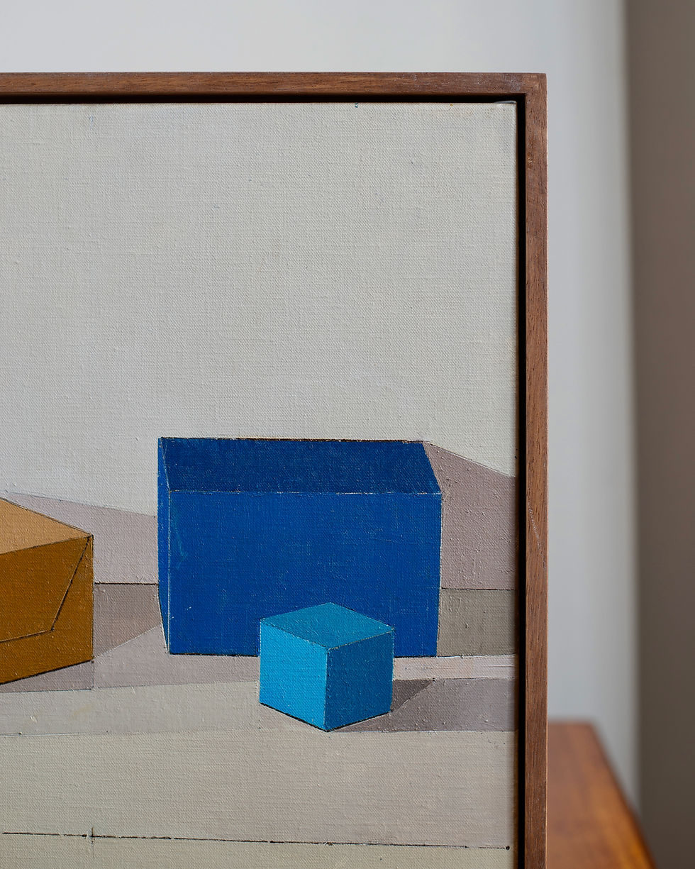 Thumbnail: An original painting by Hastings artist Russell Dorey