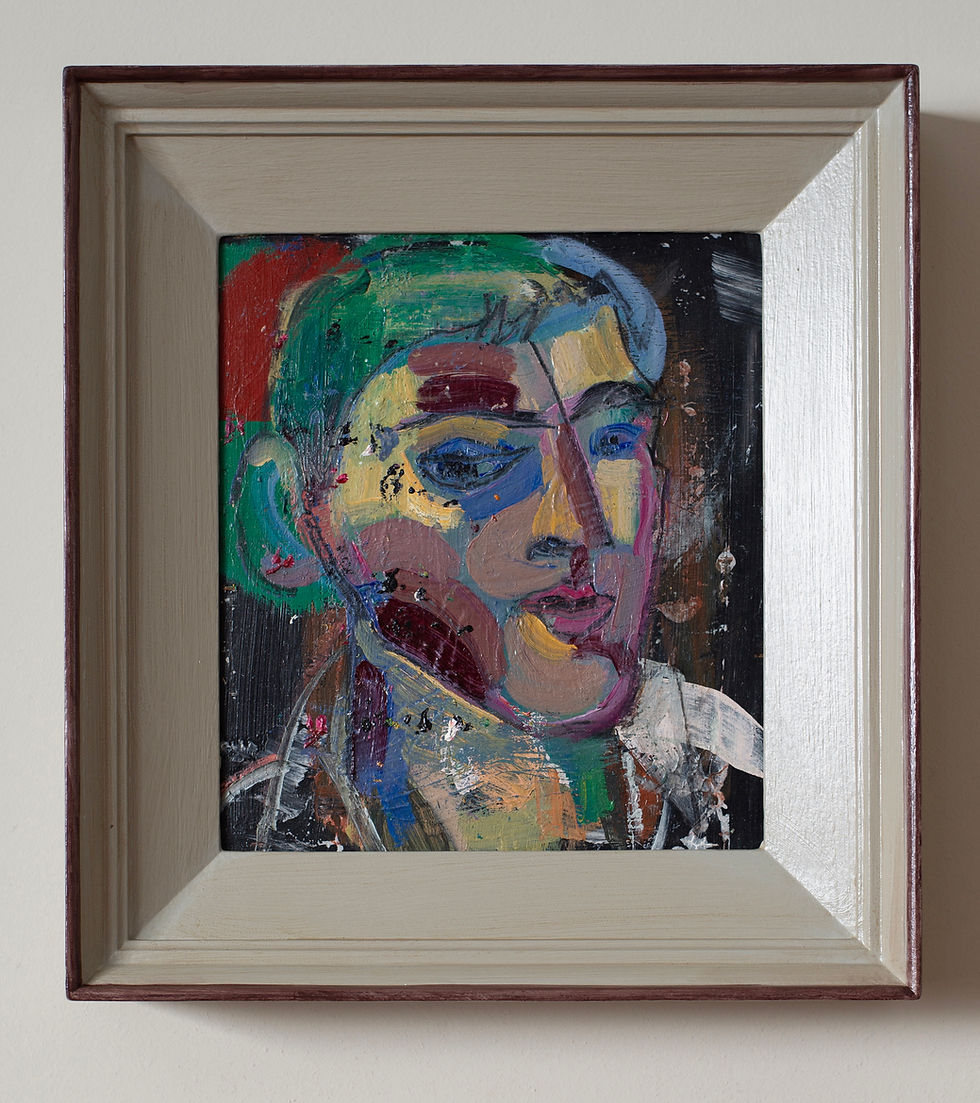 An original painting by artist Poppy Ellis.