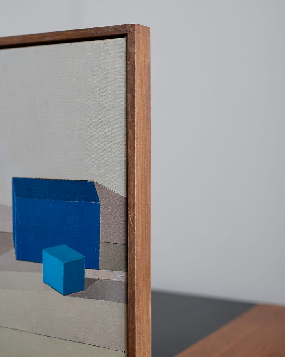 Thumbnail: An original painting by Hastings artist Russell Dorey