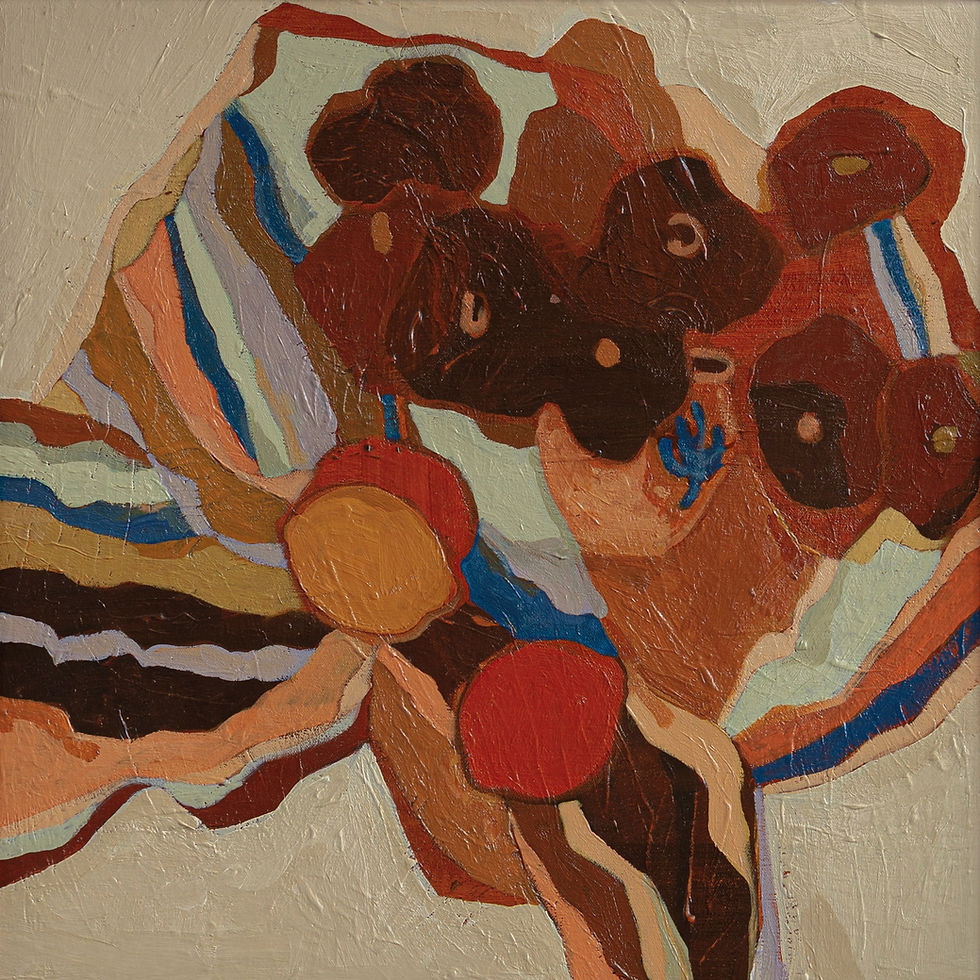 Thumbnail: ‘Flowers on a Colourful Cloth’ - Nadia Tuercke - 2026