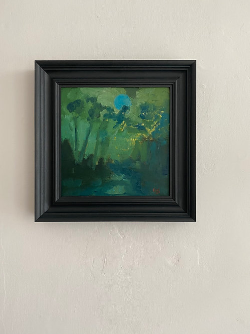 ‘Large Blue Moon over Silent Woods’ by Andrew Viner - 2021