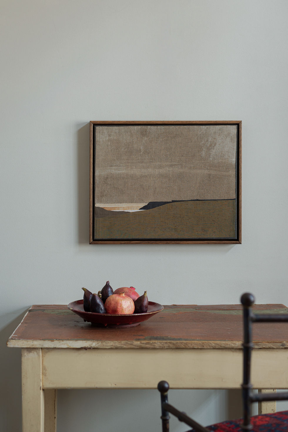 An original piece by artist Mary Norden. Collected vintage fabrics from Mary's international archive.