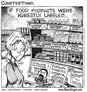 food label comic