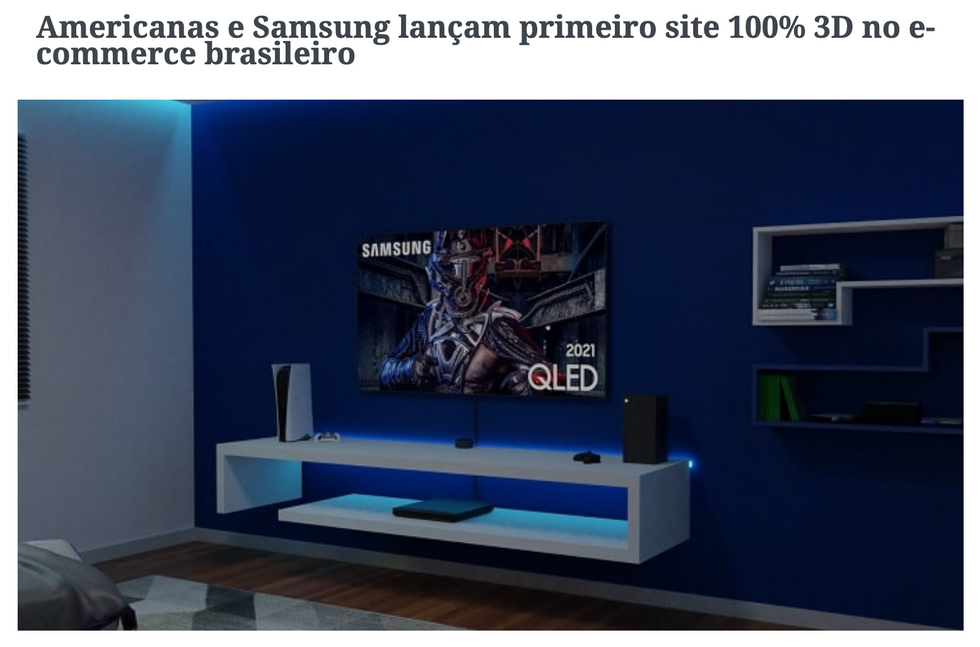 Samsung QLED na mídia