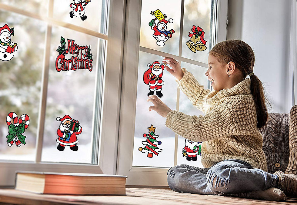 Thumbnail: Holiday Window Sticker Clings