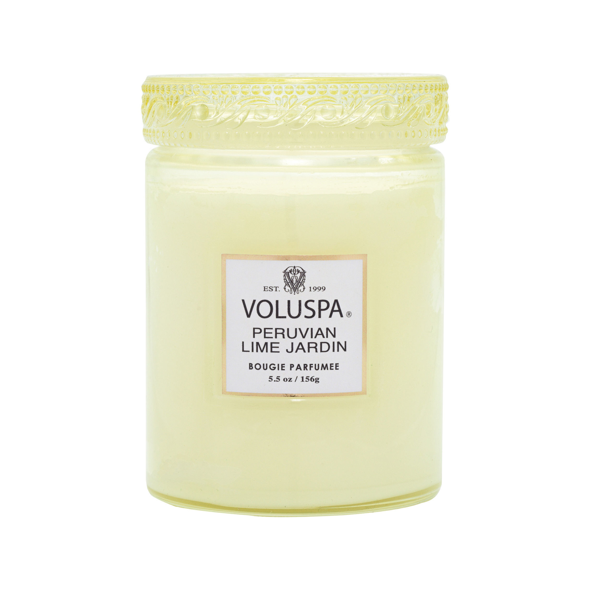 Mini Vela Pote Vidro P 50H Peruvian Lime Jardin