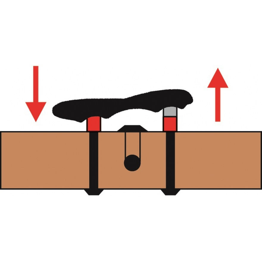 縮圖：Wittner Augsburg Adjustable Centre Mounting Violin Chin Rest 4/4
