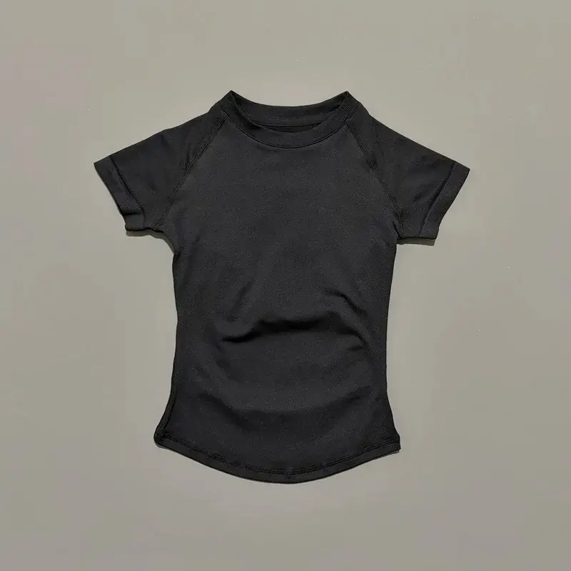 Thumbnail: HISTELLO Sport Short Sleeve Top Seamless Yoga Leotard Clothing Women Running