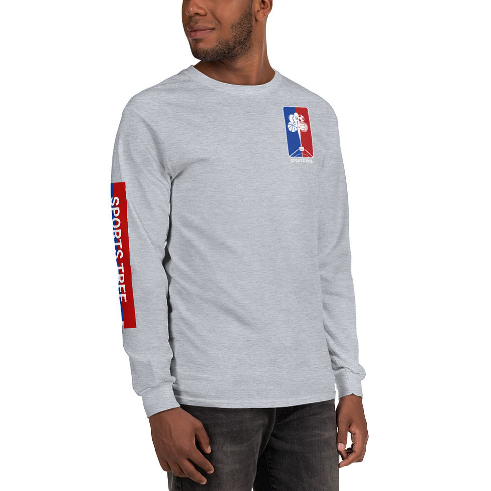 Thumbnail: Sports Tree Logo Unisex Long Sleeve Shirt (Light)