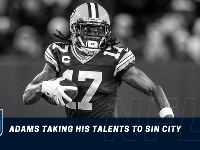 DAVANTE ADAMS TAKING HIS TALENTS TO SIN CITY