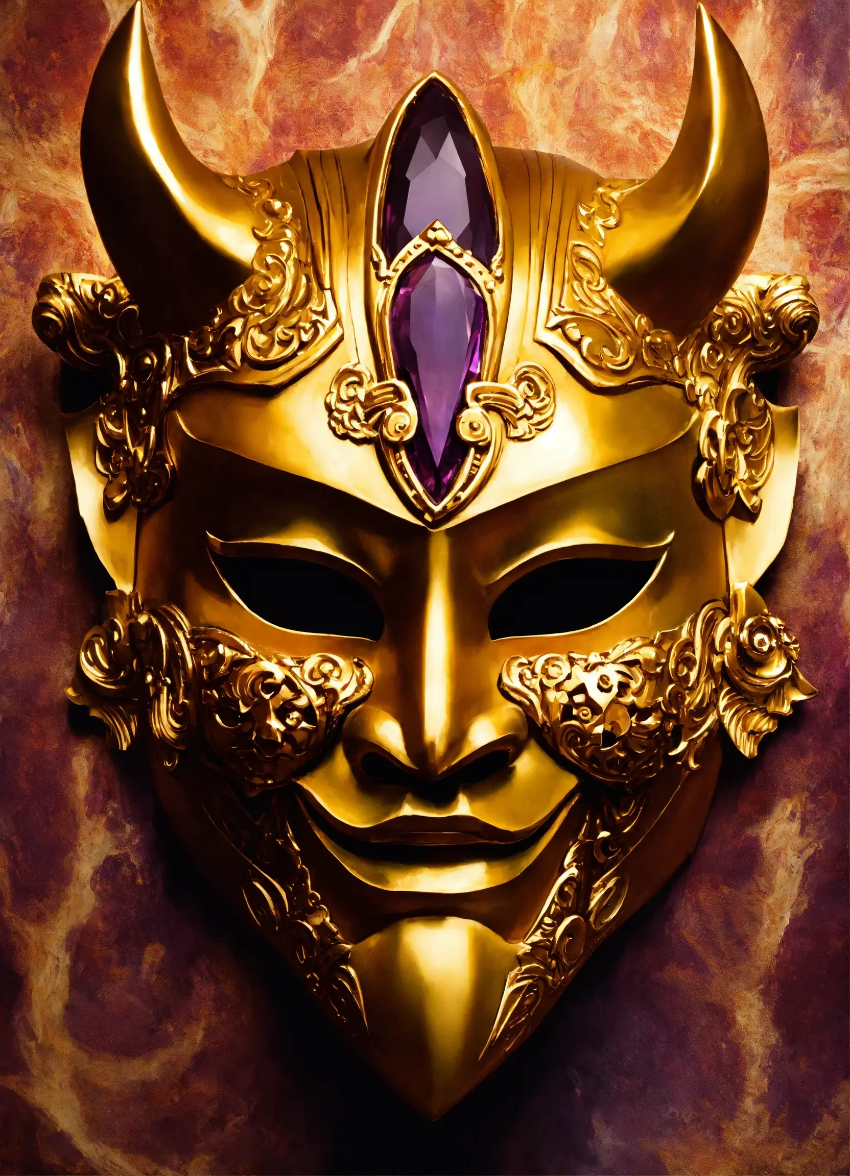 Amethyst Oni Mask #001