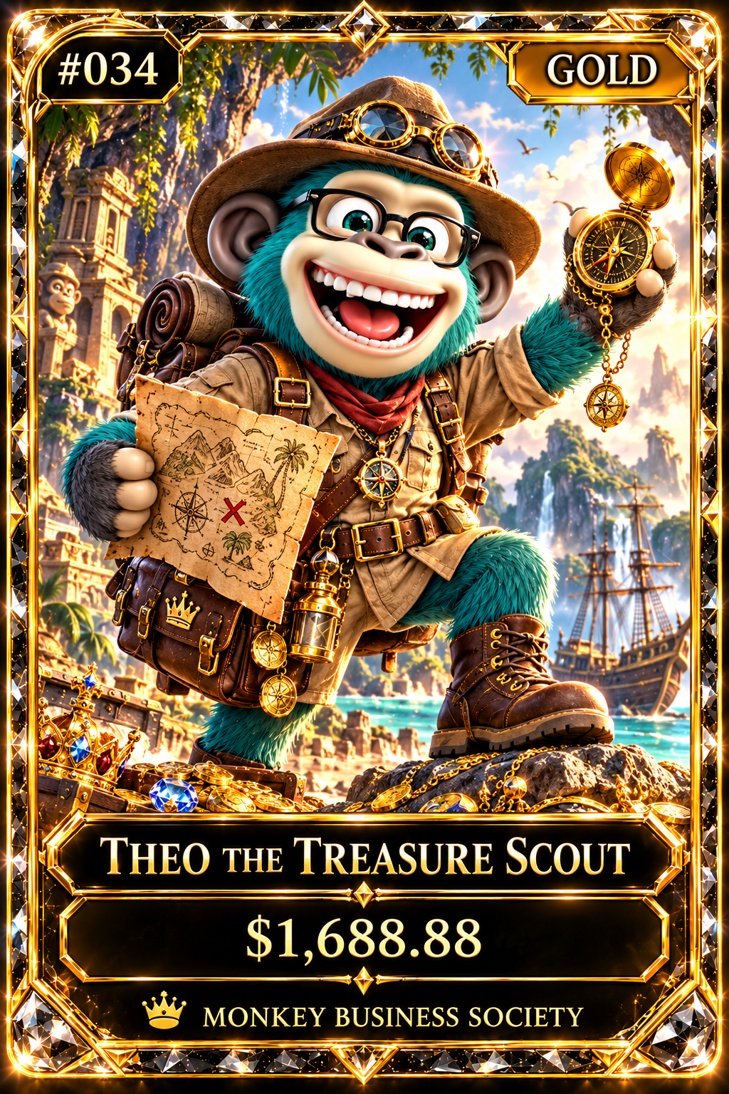MBS-0034 · Theo the Treasure Scout