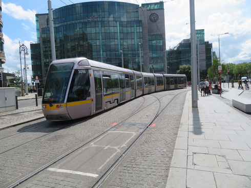 Tram to the Train - Dublin