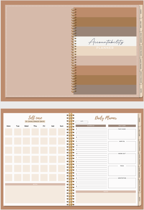 Moody Tones - Accountability Planner - Digital/Printable