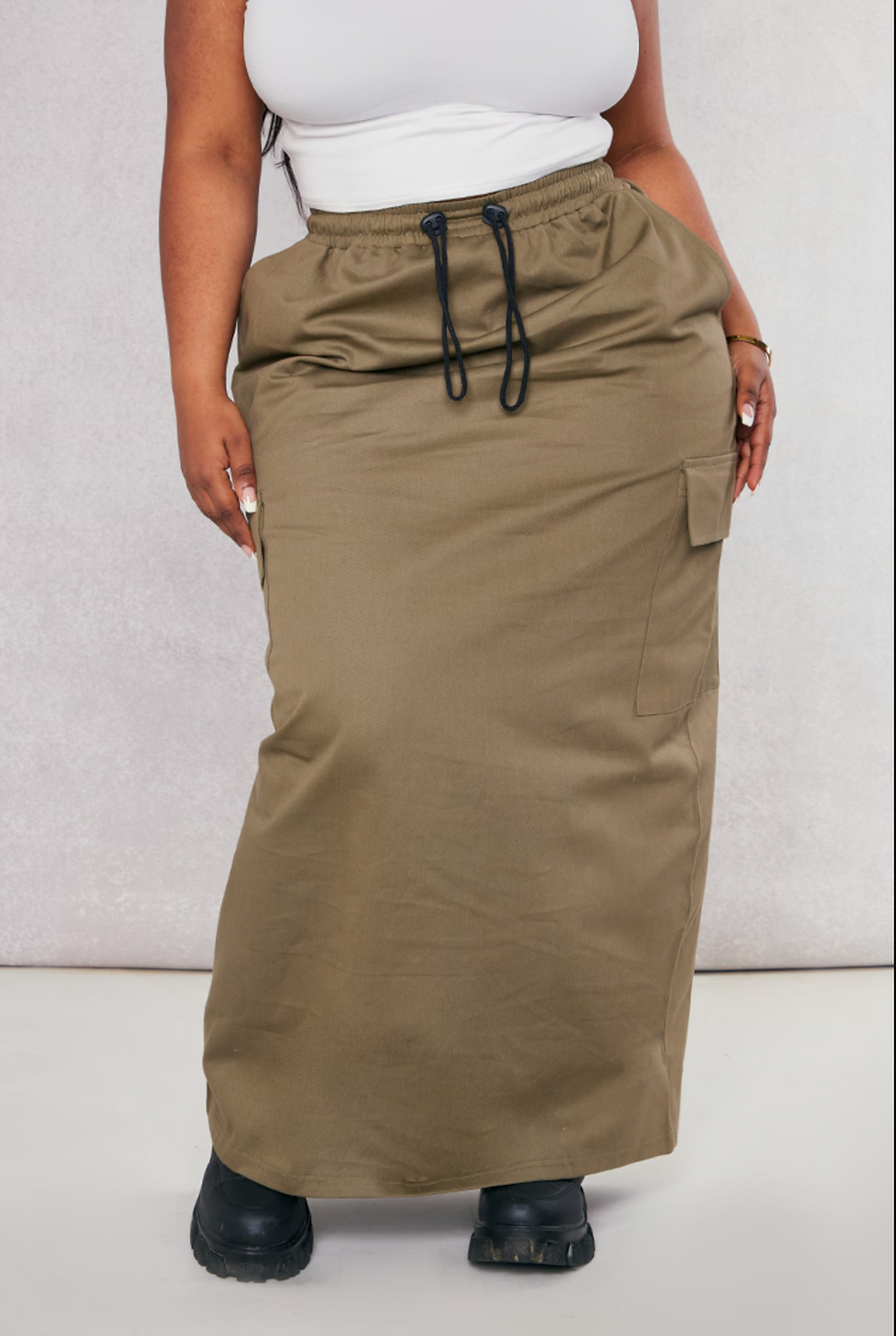 Thumbnail: NWT - 24 (PLT) Cargo Midaxi Skirt