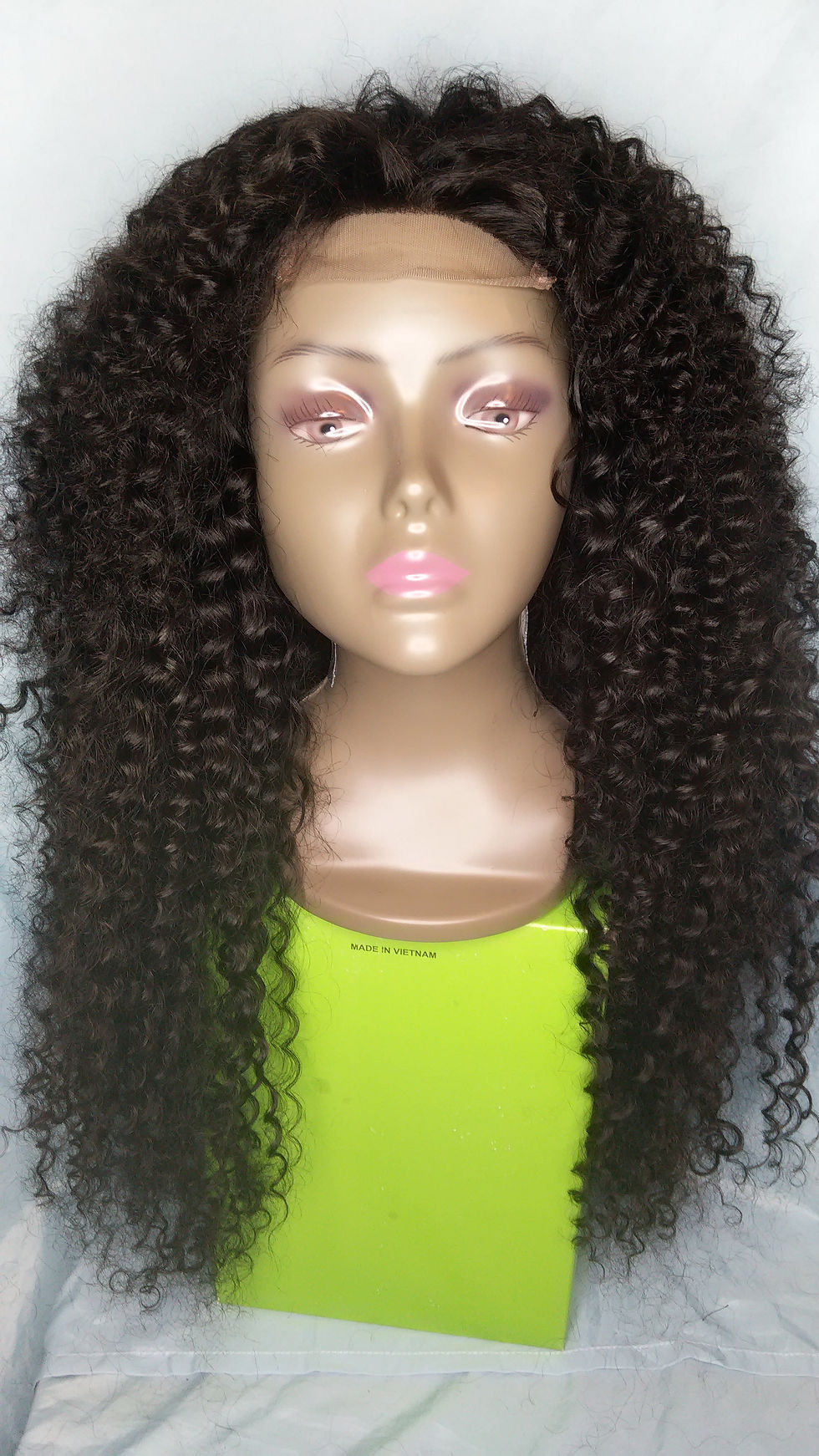 Thumbnail: "Erica" Custom Virgin Curly Wig 24"