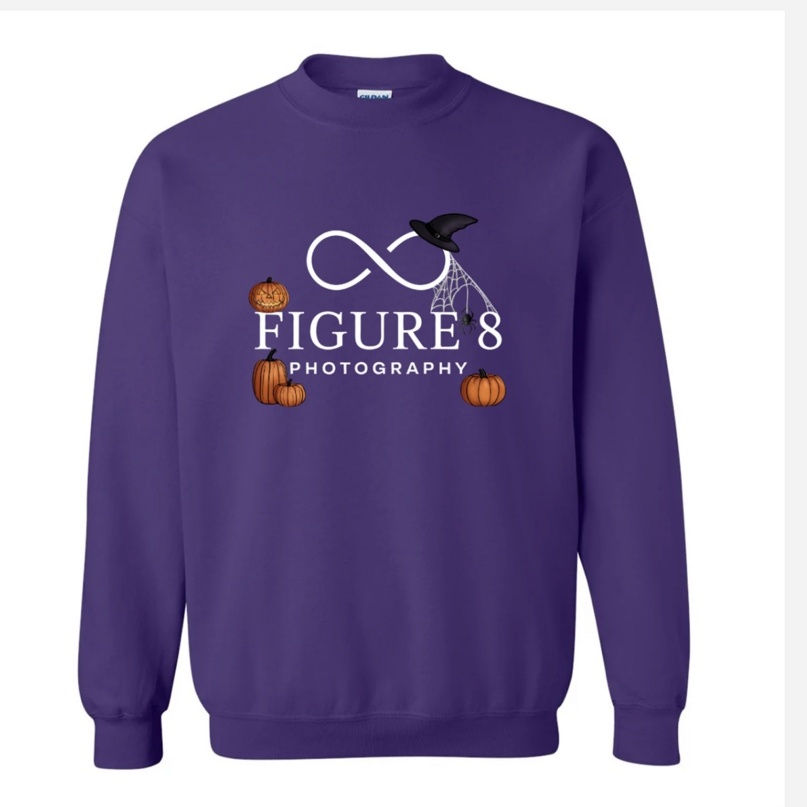 Gildan® Heavy Blend™ Crew Neck Sweatshirt - Spooky Figure 8 Photography