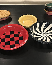 Patterned Pie Plates