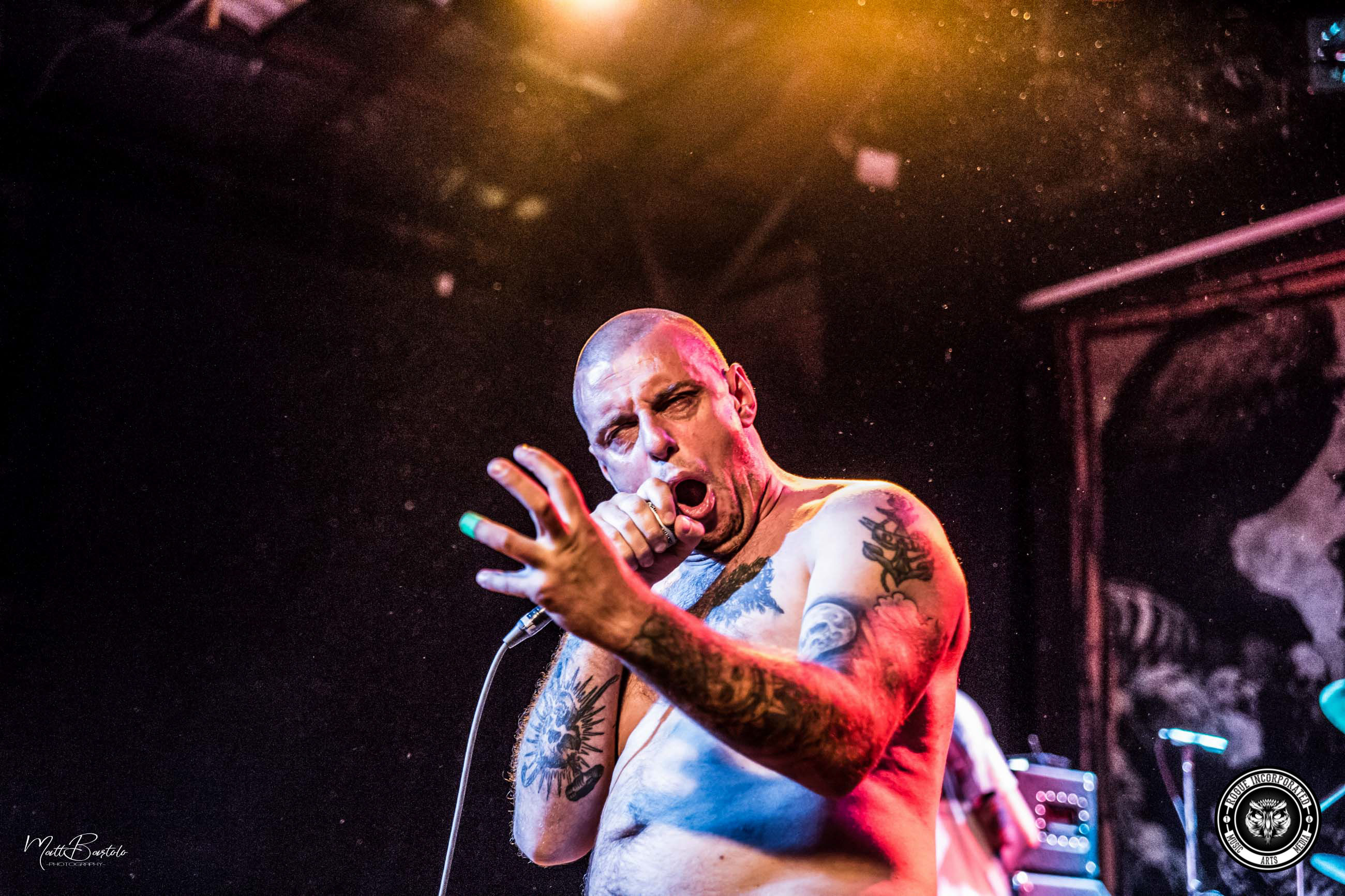 King Parrot Sydney 2018 - Live Music Canvas Textured A3 Photo Print