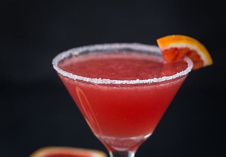 Blood Orange Vanilla Martini