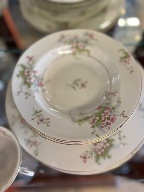 Thumbnail: VINTAGE THEODORE HAVILAND CHINA SET - 52 pc