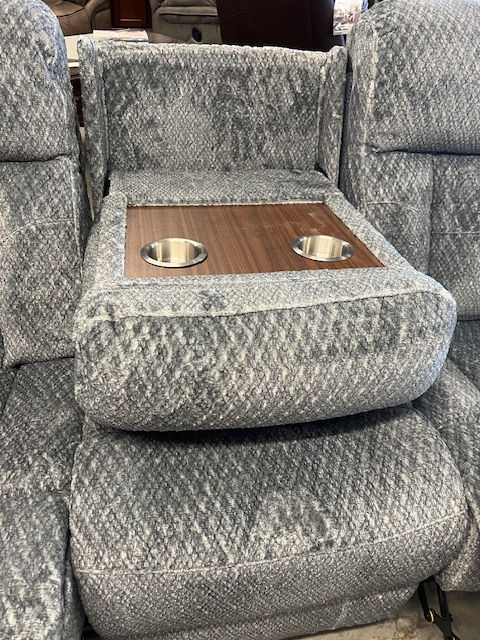 Thumbnail: BRAVO SOFA WITH DUAL RECLINER GRAY STONE  U1165-30-NEW CLASSIC FURNITURE
