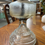 Thumbnail: VINTAGE CLEAR GLASS OIL LAMP