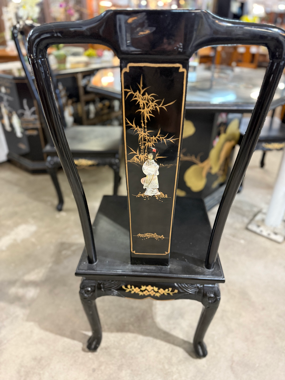 Thumbnail: MOTHER OF PEARL  DINING SET - ASIAN DESIGN
