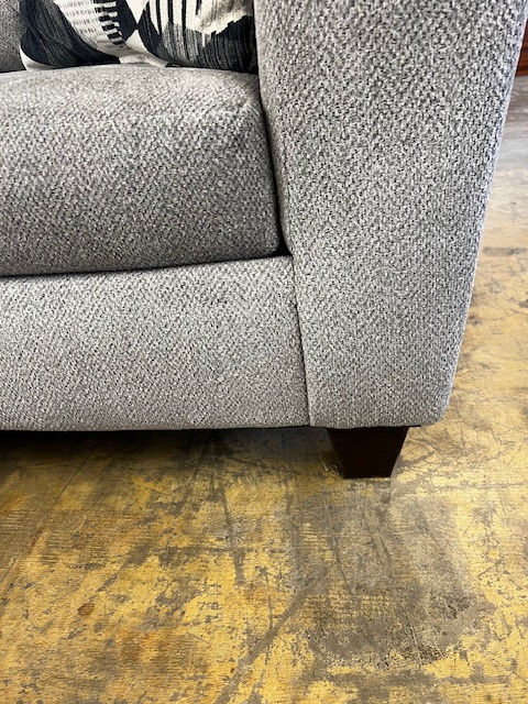 Thumbnail: SILVER HERRINGBONE #4102 LOVESEAT