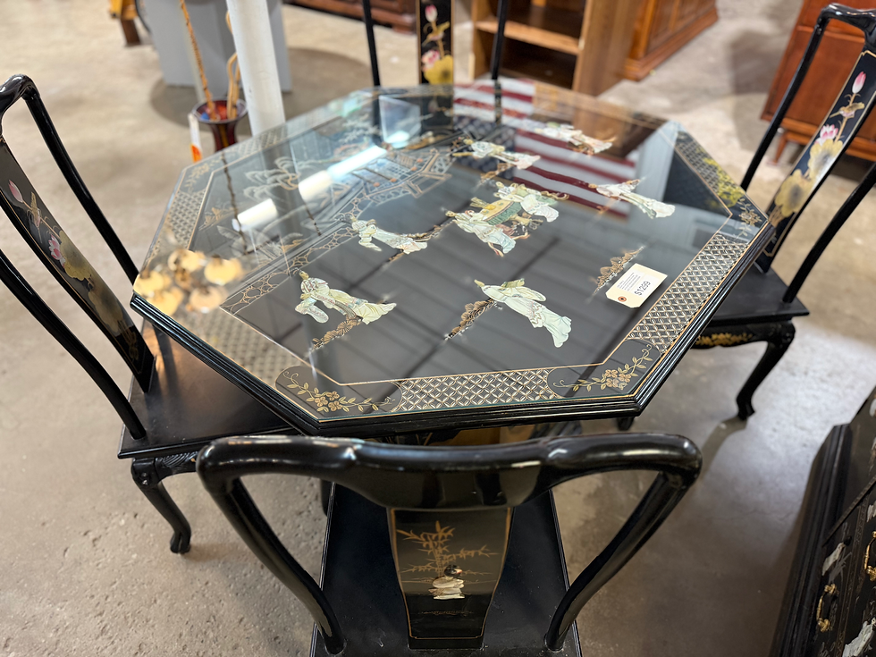 Thumbnail: MOTHER OF PEARL  DINING SET - ASIAN DESIGN