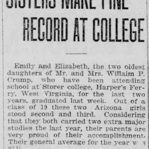 Sisters Make Fine Record At College