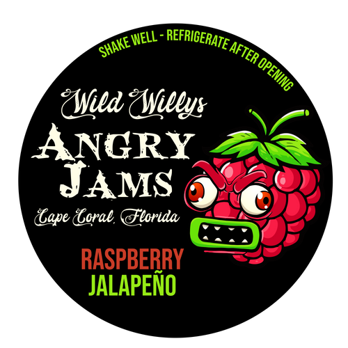 Angry Jam: Raspberry Jalapeno | Wild Willys Candied