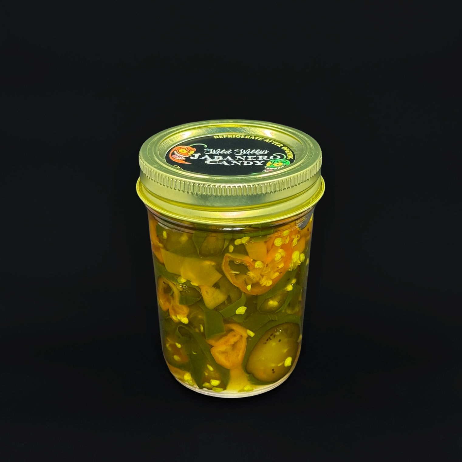 Jabaneros: 1/2 Candied Jalapeños + 1/2 Candied Habaneros