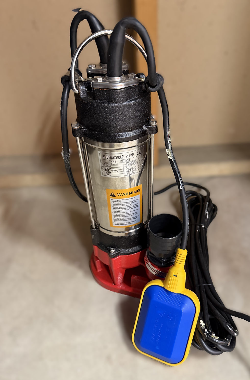 1 HP 110V Submersible Pump