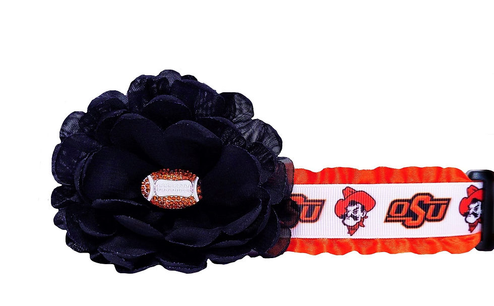 Oklahoma Cowboys Dog Collar