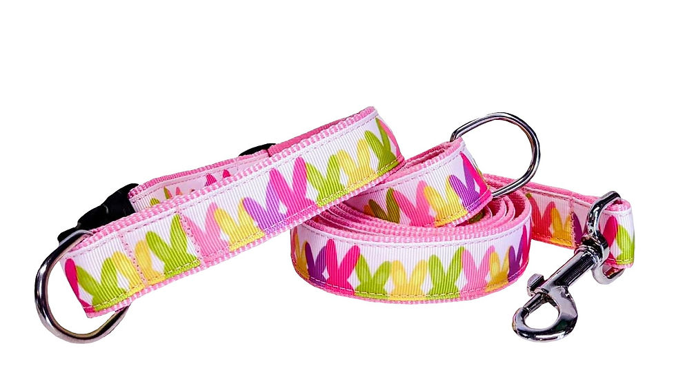 Easter Bunny Ears Dog Collar & Leash (Each Sold Separately)