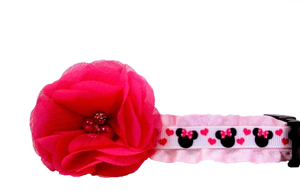 Minnie Mouse Collar 1/2" wide