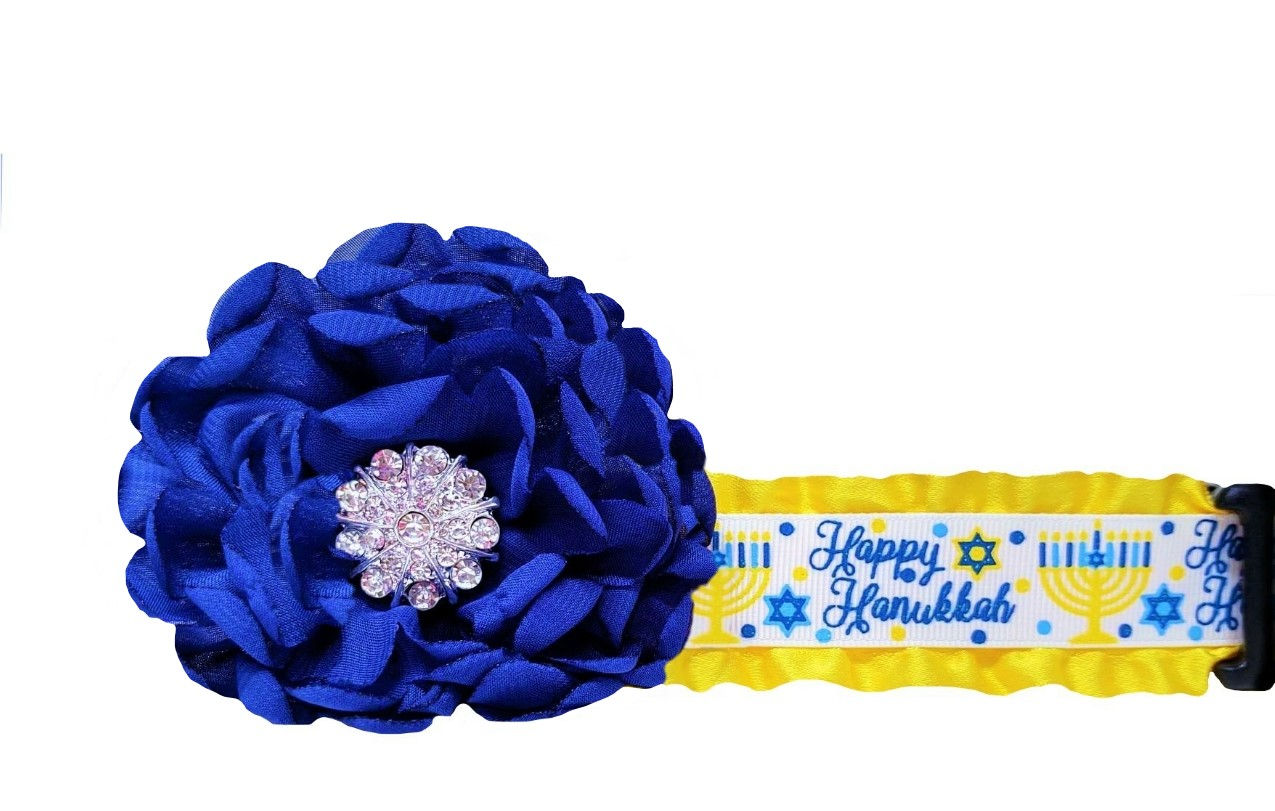 Happy Hanukkah Dog Collar
