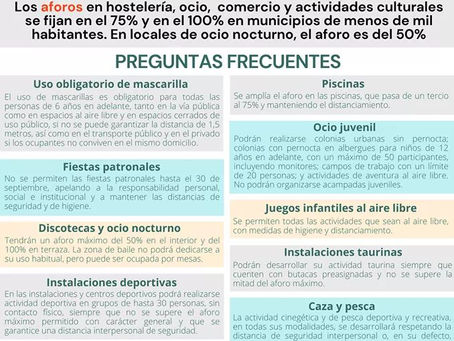 Nueva normalidad en Aragón