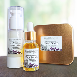 Elderflower skin care products by River Hills Harvest
