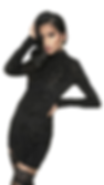 Thumbnail: OBSIDIAN VELVET  DRESS