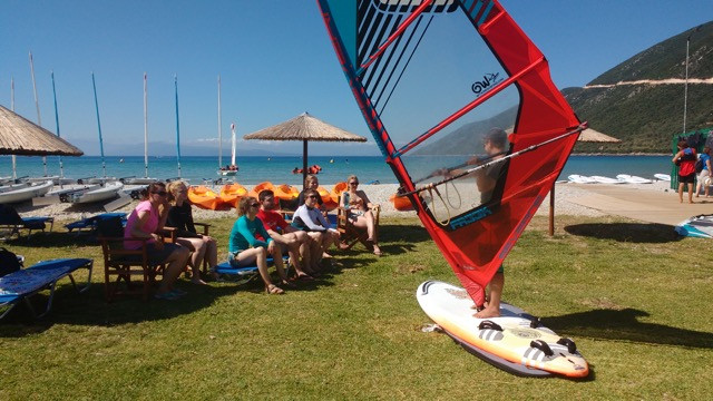 Liverpool improver group learning to tack