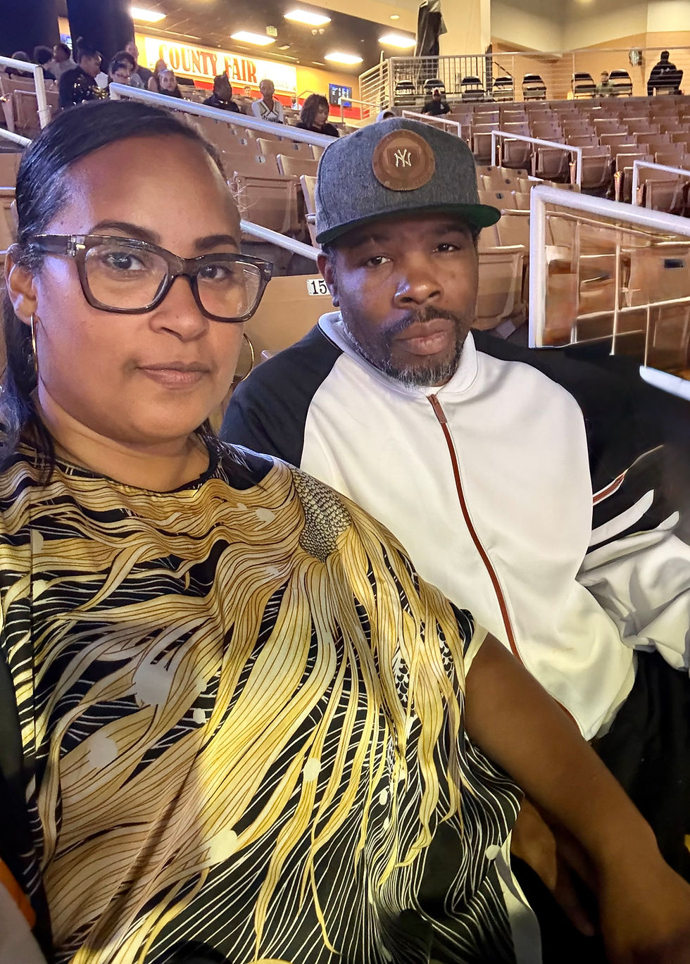 My husband and I at one of the 5 favorite dates from the list.